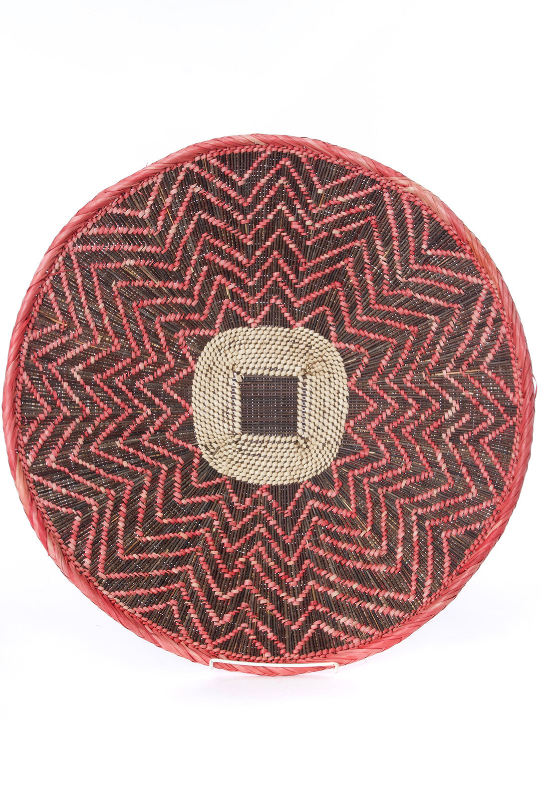 Large Coral Flower Design BaTonga Wall Basket Default Title