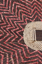 Large Coral Flower Design BaTonga Wall Basket Default Title