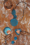 F.R.E.E. Woman Copper Viridian Leaf Necklace