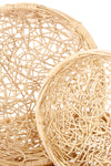 Set of Three Makenge Root Nest Baskets from Zambia