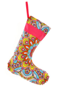 Janet's Chitenge Cloth Christmas Stockings - Assorted Patterns