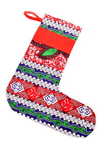 Janet's Chitenge Cloth Christmas Stockings - Assorted Patterns