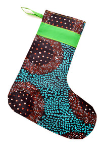 Janet's Chitenge Cloth Christmas Stockings - Assorted Patterns