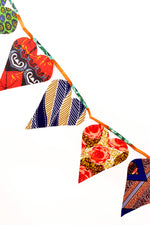Janet's Chitenge Cloth Heart Bunting - Assorted Patterns