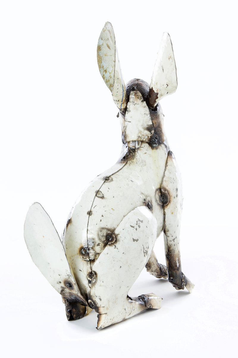 Recycled Oil Drum Rabbits