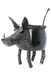 Zimbabwean Recycled Cook Pot Warthog Planters