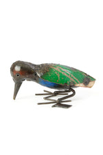 Colorful Recycled Oil Drum Hanging Woodpecker Sculpture