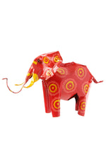 Colorful Aluminum Elephant Sculpture