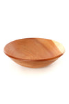 Large Mahogany Wood Salad Bowl from Zimbabwe