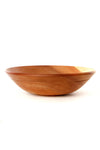 Large Mahogany Wood Salad Bowl from Zimbabwe