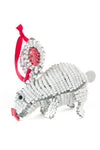 ZenZulu Hand Beaded Bunny Rabbit Ornament